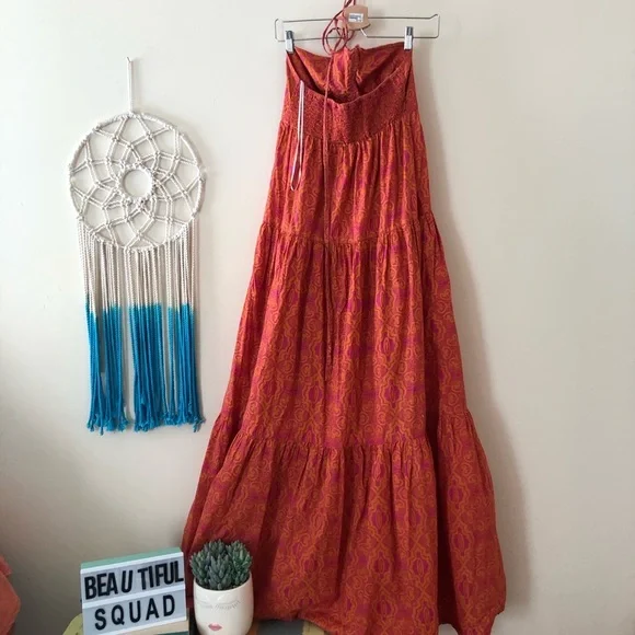 Rare Red Camel boho style maxi size 7 - Picture 3 of 6